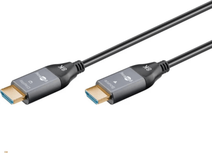 Goobay 76274 Optical Hybrid HDMI - HDMI 8K 60Hz kábel 10m - Fekete