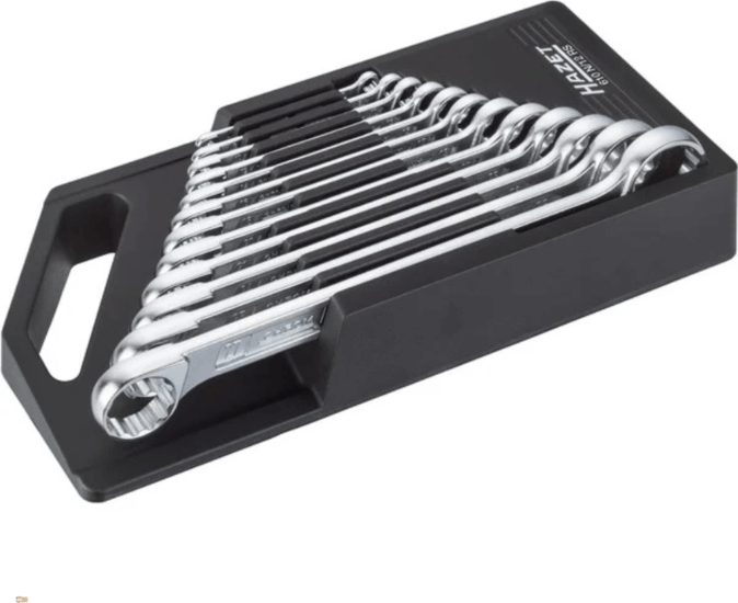 Hazet 610N/12RS Duplagyűrűs villáskulcs készlet (12db/csomag)
