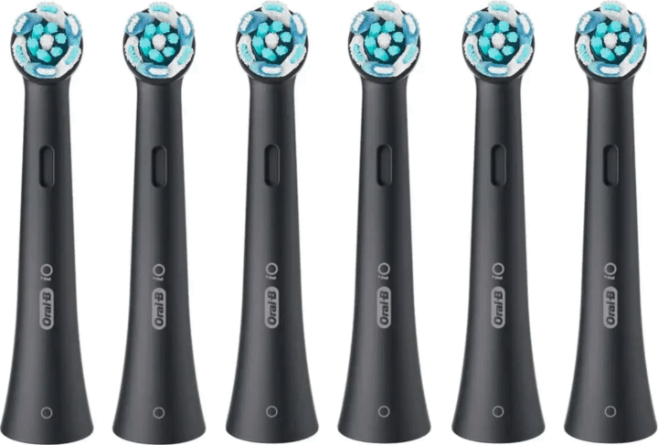 Braun iO Radiant White Elektromos fogkefe Pótfej - Fekete (6db) Braun iO Radiant White Elektromos fogkefe Pótfej - Fekete (6db)