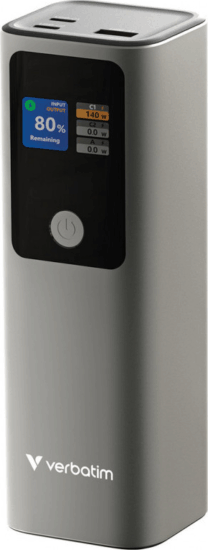 Verbatim Charge "n" Go w 27000mAh 183W Poerbank - Szürke