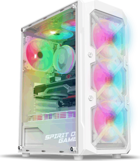 Spirit of Gamer Rebel XT Midi Torony Számítógépház - Fehér Spirit of Gamer Rebel XT Midi Torony Számítógépház - Fehér