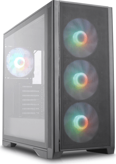 Silentware Air 1000 Midi Torony Számítógépház + 4db 140mm ARGB ventilátor - Fekete Silentware Air 1000 Midi Torony Számítógépház + 4db 140mm ARGB ventilátor - Fekete