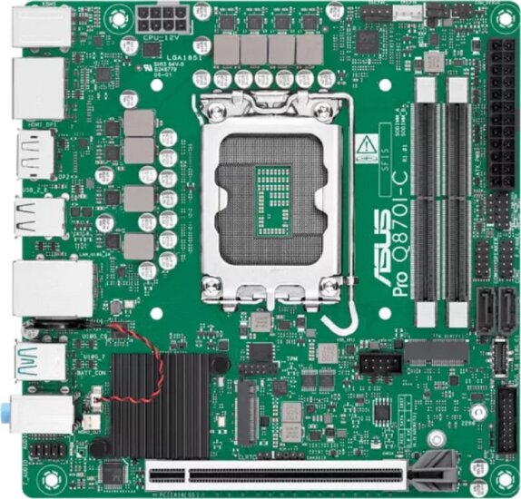 ASUS PRO Q870I-C-CSM DDR5 LGA1851 Mini ITX Alaplap
