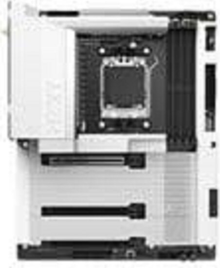 NZXT N7 B850 DDR5 AMD AM5 ATX Alaplap - Fehér