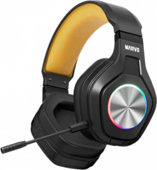 Marvo Pulz 80W Bluetooth Fejhallgató Headset - Fekete