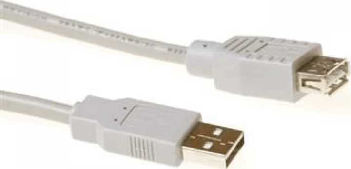 ACT SB2199 USB-A 2.0 Apa - USB-A 2.0 Anya Hosszabbító Kábel 1m - Szürke