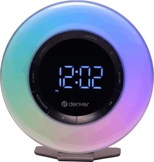 Denver ENT CRL-342 FM rádiós ébresztőóra ébresztőfénnyel és természet hangokkal - Fehér Denver ENT CRL-342 FM rádiós ébresztőóra ébresztőfénnyel és természet hangokkal - Fehér