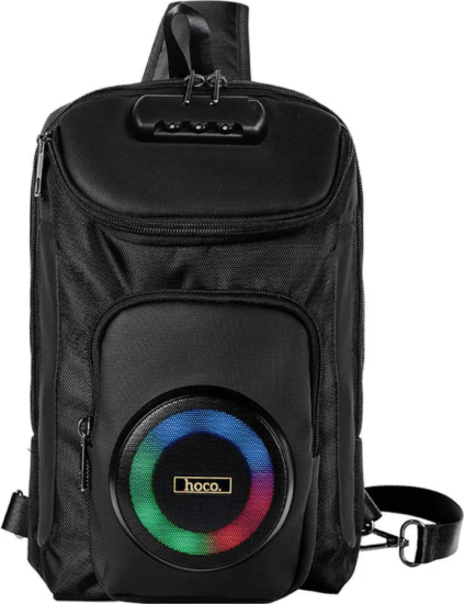 Hoco HC42 hátizsák Bluetooth hangszóróval 2.0 Hordozható hangfal 8W - Fekete