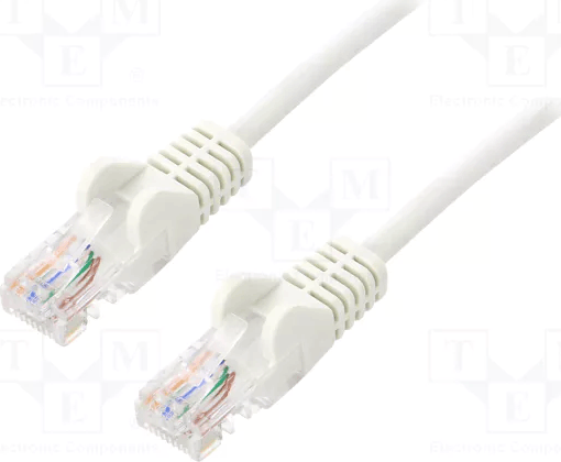 Goobay 68500 U/UTP Cat5e RJ45 Patch Kábel 0.5m - Fehér Goobay 68500 U/UTP Cat5e RJ45 Patch Kábel 0.5m - Fehér