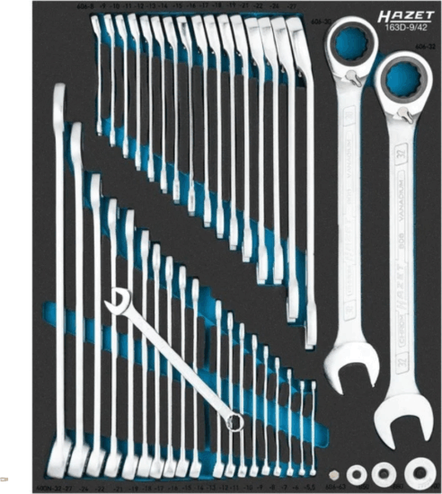 Hazet 163D-9/42 Racsnis villáskulcs készlet (42db/csomag)