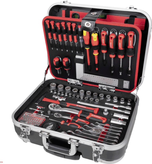 Holzmann WZK167PRO Szerszámkészlet húzató kofferben (167db/csomag) Holzmann WZK167PRO Szerszámkészlet húzató kofferben (167db/csomag)