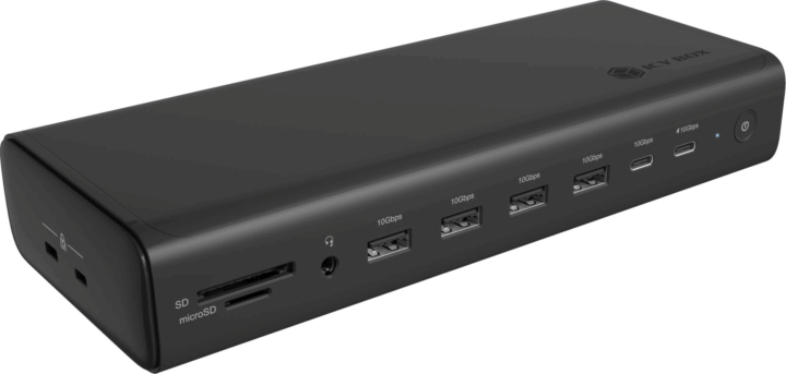 ICY BOX IB-DK7401-CU31 Univerzális 16in1 USB-C Laptop Dokkoló Állomás 140 Watt