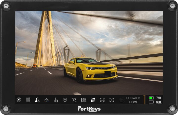 Portkeys 8" HS8 Hordozható Kamera Monitor - Fekete