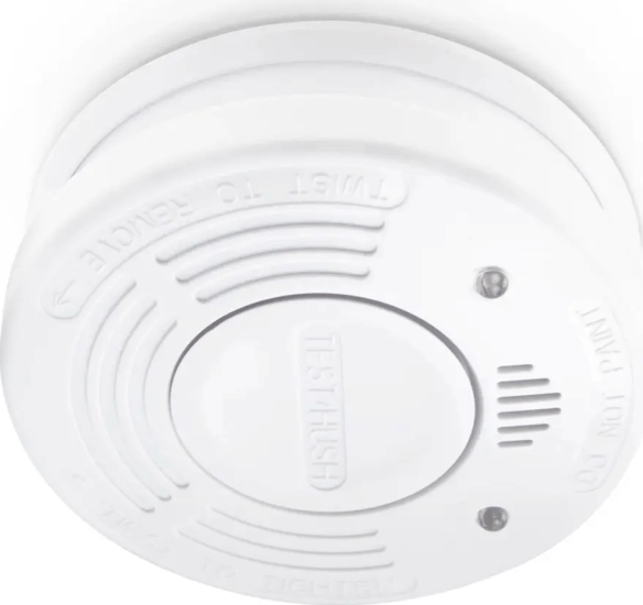 Alecto SD1010 Akkus Füstérzékelő 10 éves akkumulátorral - Fehér