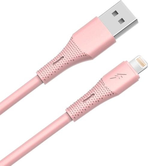 AVAX CB3306 USB-A Apa - Lightning Szilikon Adat és Töltőkábel 1.5m Rózsaszín AVAX CB3306 USB-A Apa - Lightning Szilikon Adat és Töltőkábel 1.5m Rózsaszín
