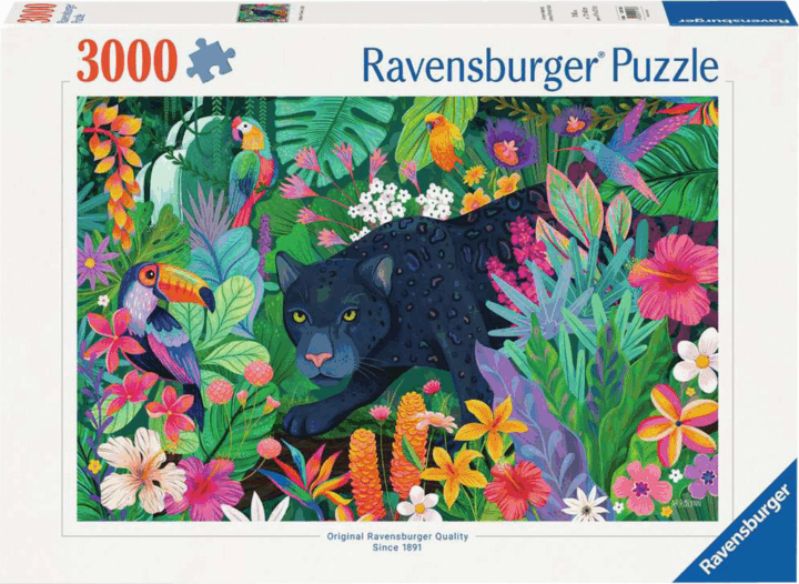 Ravensburger Párduc a Virágzó Dzsungelben 3000 Darabos Puzzle