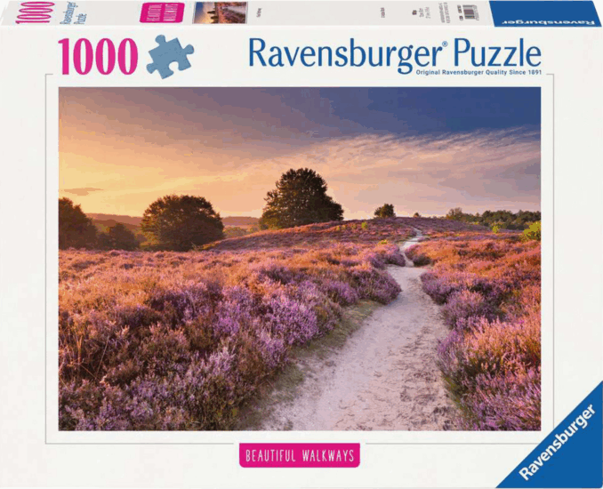 Ravensburger Gyönyörű Sétányok - Álomösvény Rózsaszínben 1000 Darabos Puzzle