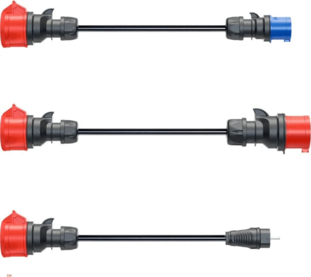 go-e CH-04-33 Elektromos autó Töltőadapter készlet Gemini flex 11 kW-hoz (3db/csomag)