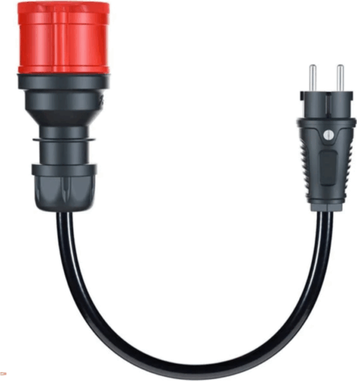 Go-e CH-04-30 Elektromos autó Töltőadapter CEE7 apa - CEE16 anya 0,3m (11kW - 16A) - Fekete