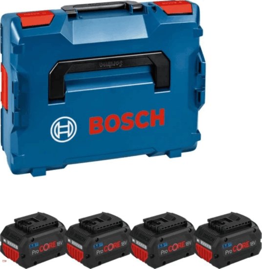 Bosch ProCORE 18V Akkumulátor 5.5Ah készlet kofferben (4db/csomag)