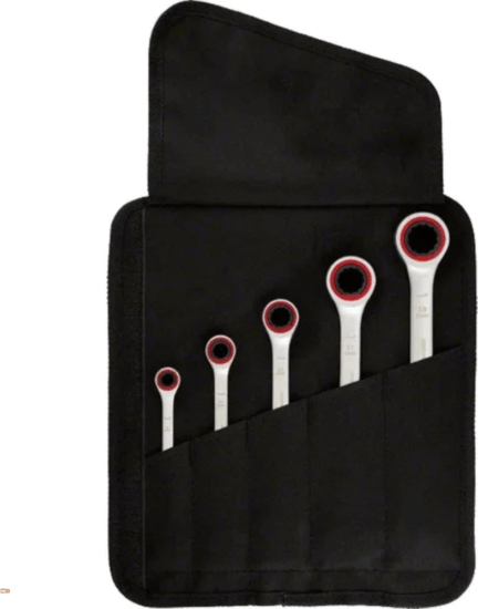 Bosch 1600A02Z3D Villás- és Gyűrűs racsnis kulcs készlet (5db/csomag)