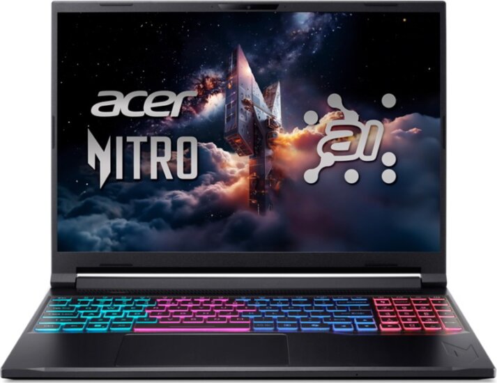 Acer Nitro ANV16S-61-R5Z4 Laptop Fekete (16" / AMD Ryzen AI 7-350 / 16GB / 1TB SSD / Nvidia GeForce RTX 5060)