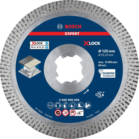 Bosch XLOCK Gyémánt Vágókorong Ø85 x 22,23 x 1,6mm