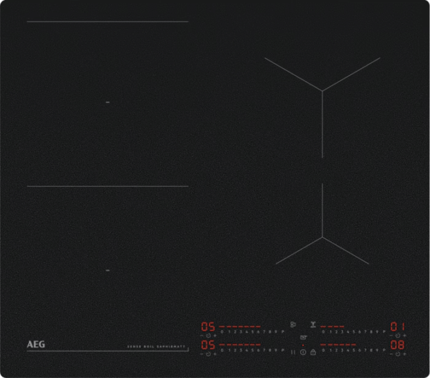 AEG TI64IB1CIZ Beépíthető 4 zónás Indukciós Főzőlap 7350 Watt - Fekete AEG TI64IB1CIZ Beépíthető 4 zónás Indukciós Főzőlap 7350 Watt - Fekete