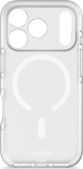 Decoded DropTec Magsafe Apple iPhone 17 Pro Max Telefon tok - Átlátszó/Fehér