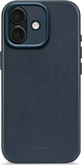 Decoded Magsafe Apple iPhone 17 Bőrtok - Sötétkék Decoded Magsafe Apple iPhone 17 Bőrtok - Sötétkék