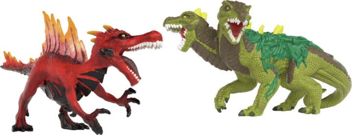 Schleich 70834 Eldrador Creatures Tűzdinoszaurusz vs. dzsungelgyík Játékfigura szett