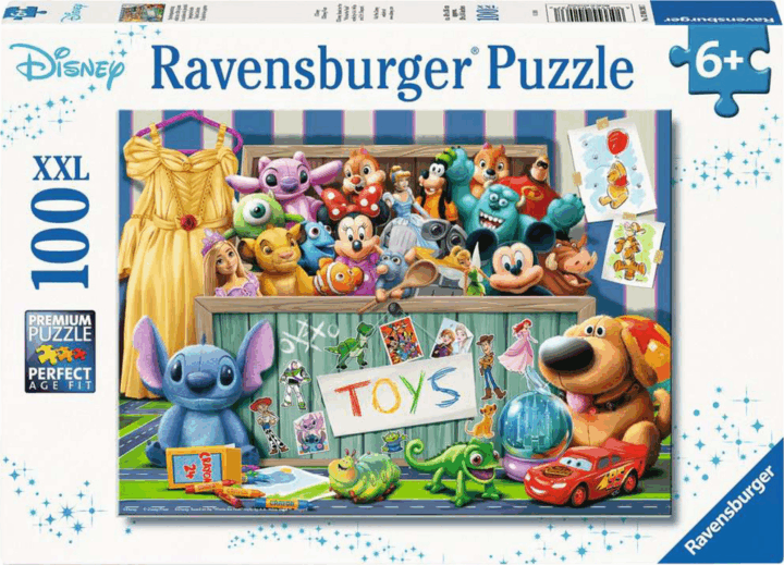 Ravensburger Disney Pixar Játékgyűjtemény 100 darabos XXL Puzzle Ravensburger Disney Pixar Játékgyűjtemény 100 darabos XXL Puzzle
