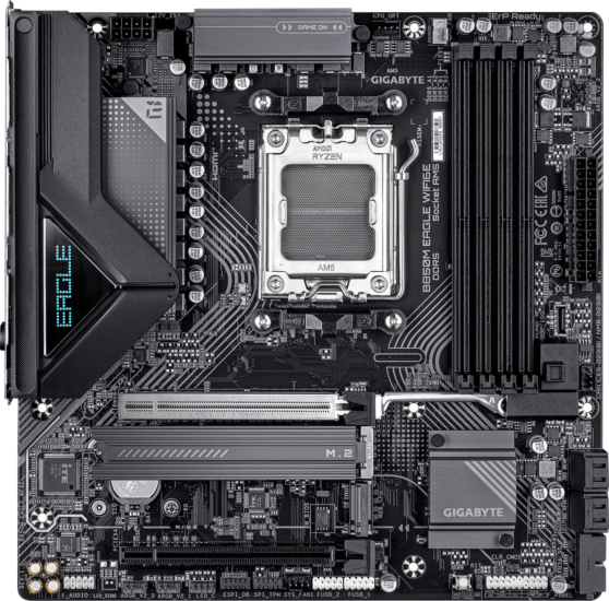 GIGABYTE B850M EAGLE WIFI6E DDR5 AMD AM5 MicroATX Alaplap - Fekete