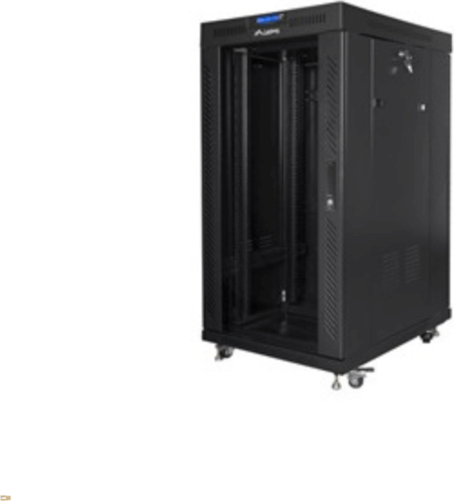 Lanberg 19" szabadon álló rack szekrény 22U 800X1000 - Fekete