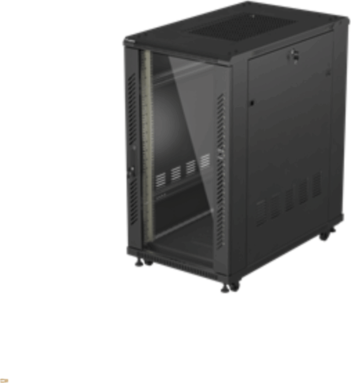 Lanberg 19" szabadon álló rack szekrény 22U 600X1000mm - Fekete Lanberg 19" szabadon álló rack szekrény 22U 600X1000mm - Fekete