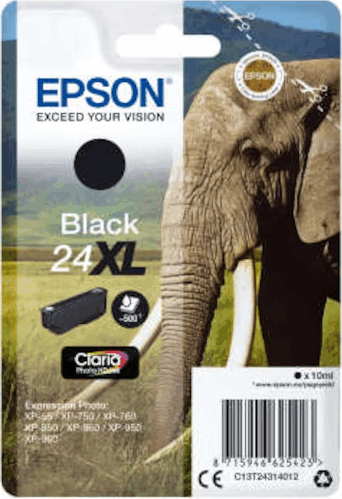 Epson 24XL Eredeti tintapatron 8.7ml - Fekete