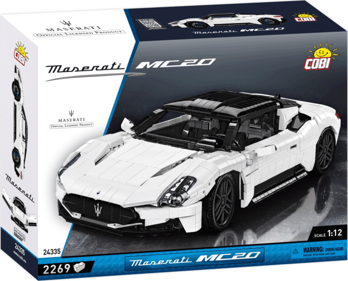 COBI Maserati MC20 Autó 2269 darabos építőkészlet COBI Maserati MC20 Autó 2269 darabos építőkészlet