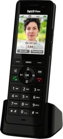 FRITZ! Fon X6 Wireless DECT Asztali telefon - Fekete FRITZ! Fon X6 Wireless DECT Asztali telefon - Fekete