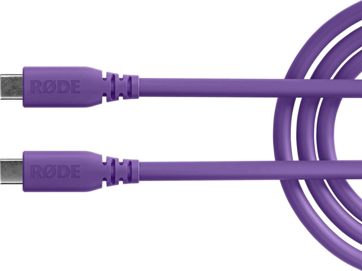 RØDE SC27-PU USB-C 3.2 Apa - USB-C 3.2 Apa Adat és Töltőkábel 60W 2m - Lila
