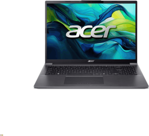 Acer Aspire A16-71M-77CC Laptop Acélszürke (16" / Intel Core Ultra 7 155H / 16GB / 1TB SSD / DOS)
