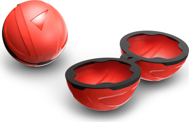 SpyraBlast 6 darabos Mágneses Vizibomba szett - Piros