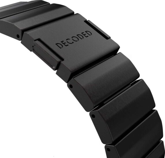 Decoded Apple Watch Ultra 1&2 Okosóra Szíj 22mm - Titán/Fekete