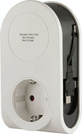 REV 0020840103 USB-A / USB-C Hálózati Töltő 230 V Csatlakozóval - Fehér REV 0020840103 USB-A / USB-C Hálózati Töltő 230 V Csatlakozóval - Fehér