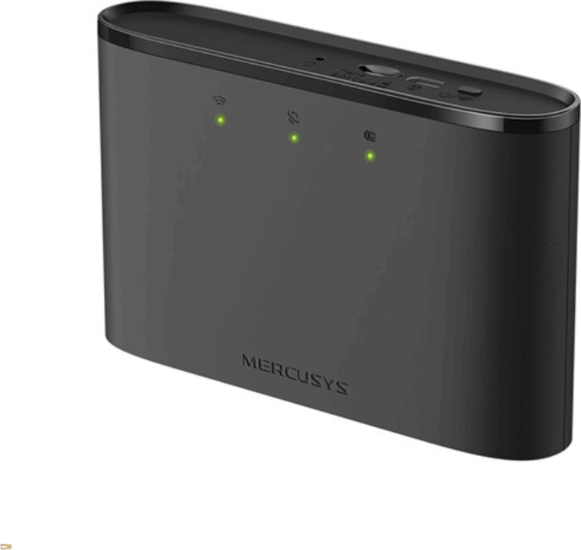 Mercusys MT110 Hordozható 4G+ LTE WiFi 2200mAh Router - Fekete