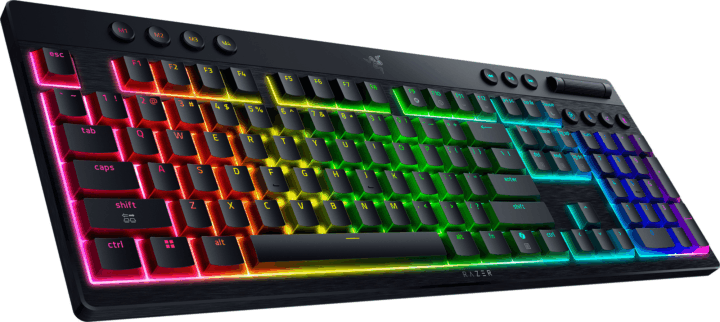 Razer BlackWidow V4 Hyperspeed Bluetooth Gaming RGB Billentyűzet DE - Fekete