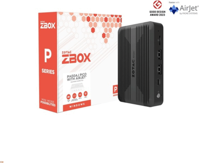 Zotac ZBOX-PI430AJ-BE Mini PC (Intel i3 N3000/ 8GB / No OS) - Fekete Zotac ZBOX-PI430AJ-BE Mini PC (Intel i3 N3000/ 8GB / No OS) - Fekete