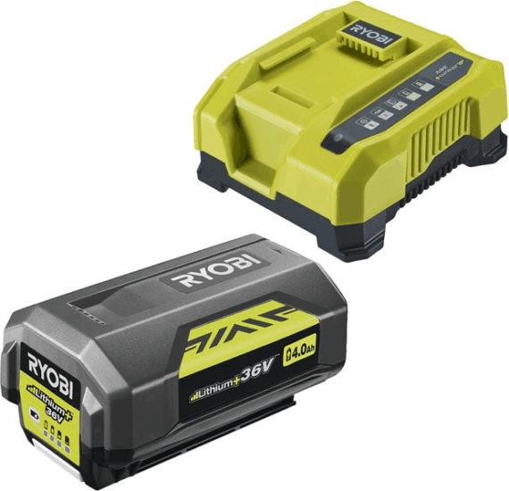 Ryobi RY36BC60A-140 Starter Kit Akkumulátor és Töltő szett 4000mAh Ryobi RY36BC60A-140 Starter Kit Akkumulátor és Töltő szett 4000mAh
