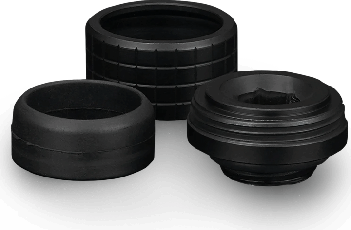 Thermal Grizzly TG-DM-FIT-0002 DeltaMate Fitting G1/4" apa HT16 Adapter - Fekete Thermal Grizzly TG-DM-FIT-0002 DeltaMate Fitting G1/4" apa HT16 Adapter - Fekete