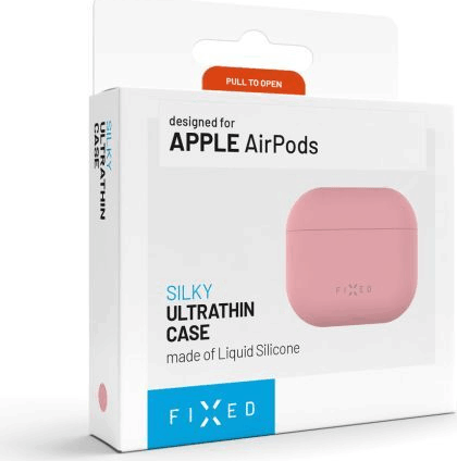 Fixed Ultravékony Apple Airpods Pro 3 szilikon fülhallgató védőtok - Rózsaszín Fixed Ultravékony Apple Airpods Pro 3 szilikon fülhallgató védőtok - Rózsaszín