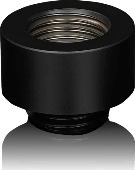 Thermal Grizzly TG-DM-FIT-0006 DeltaMate Extender G1/4" apa MF10 Adapter - Fekete Thermal Grizzly TG-DM-FIT-0006 DeltaMate Extender G1/4" apa MF10 Adapter - Fekete